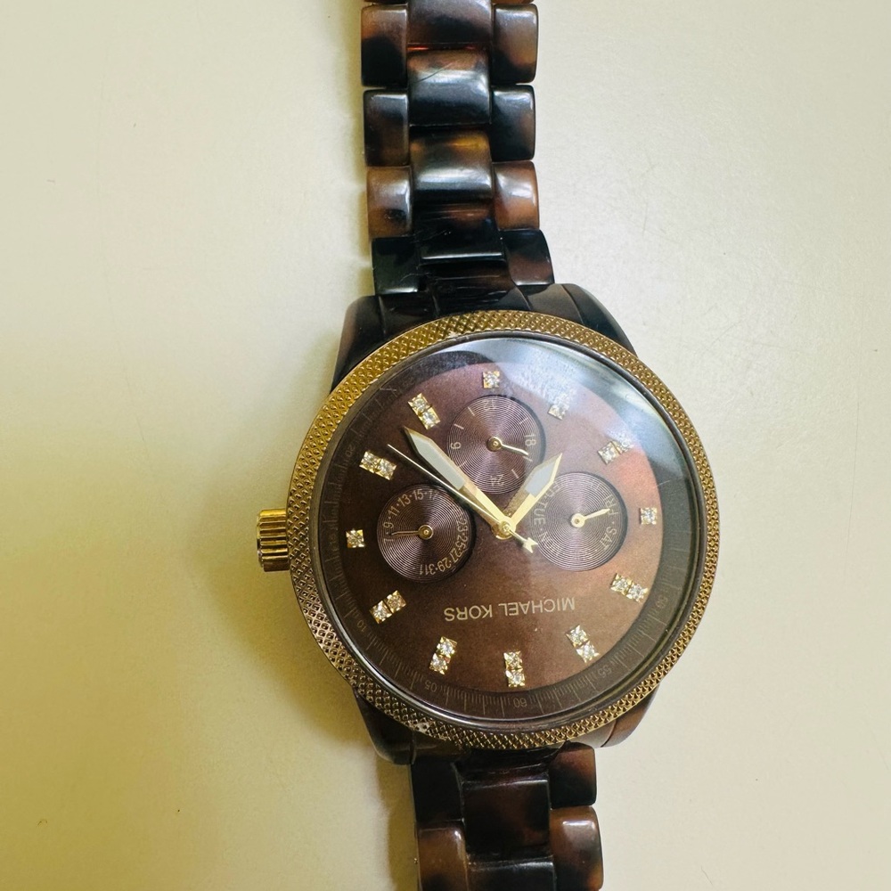 Michael Kors Brown Watch for Men - Picture 2 of 4